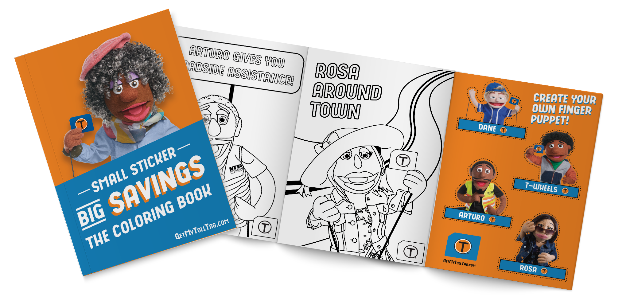 NTTA Coloring Book Mockup