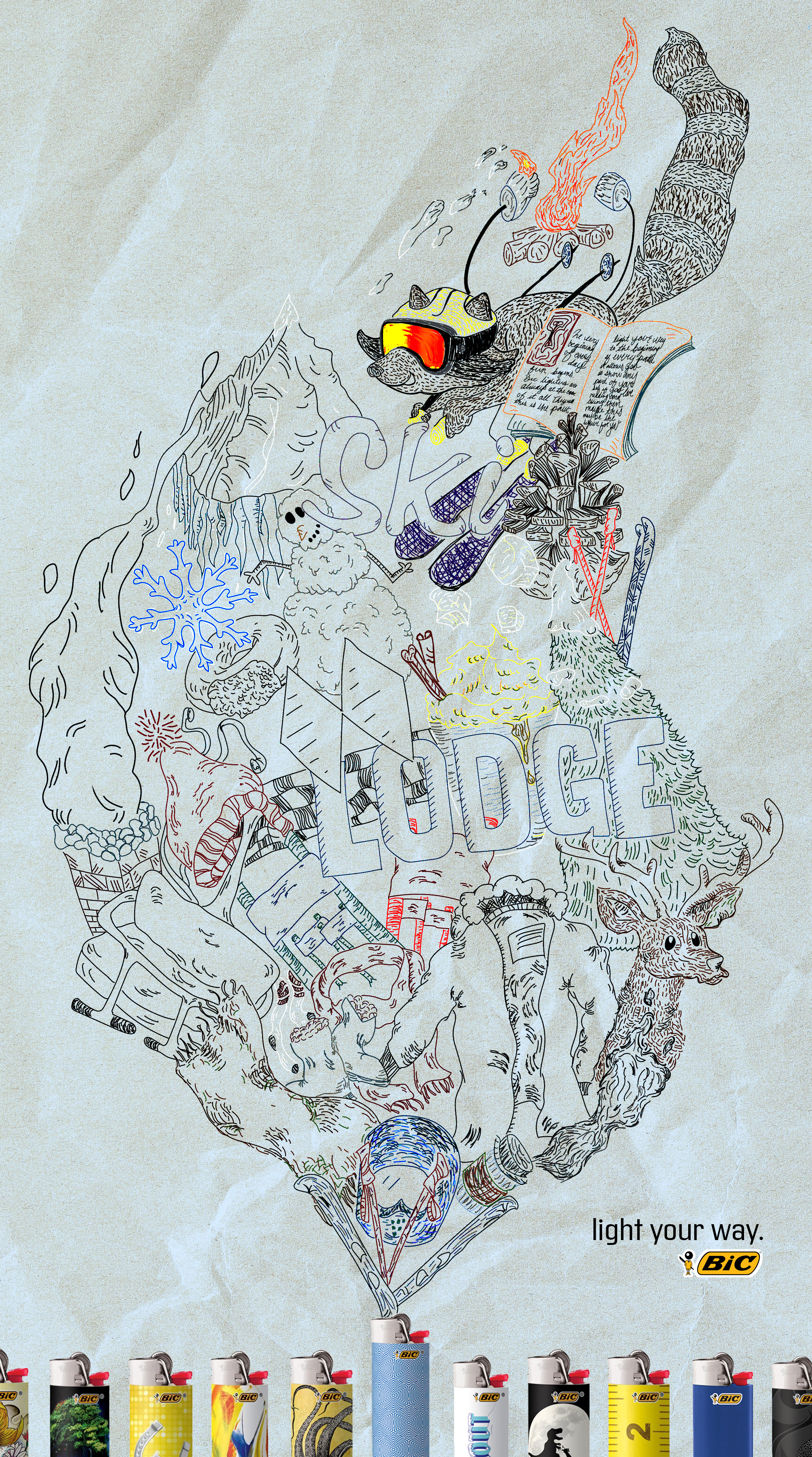 BIC Light Your Way — Ski Lodge