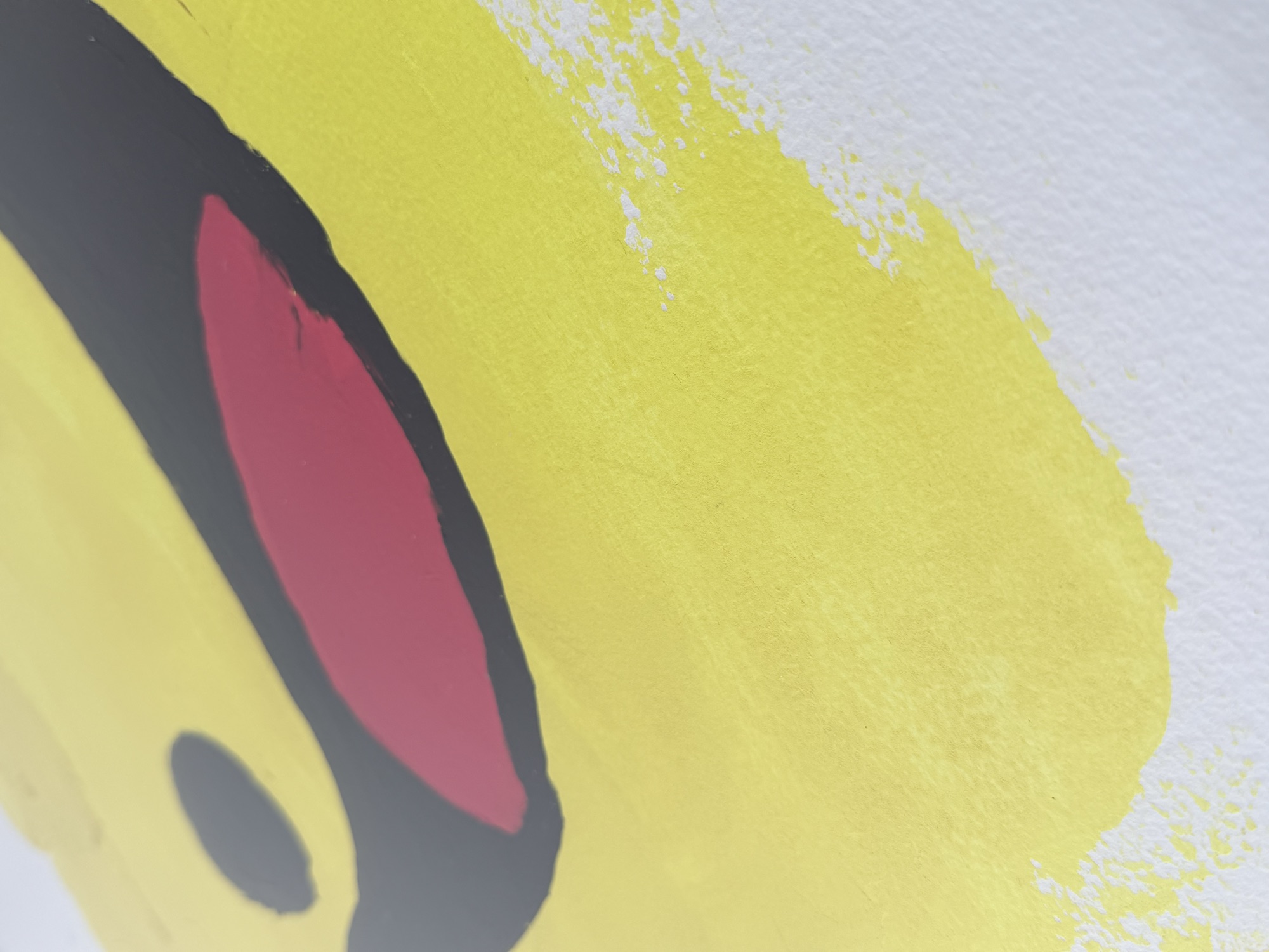 Lego head — paint edge detail