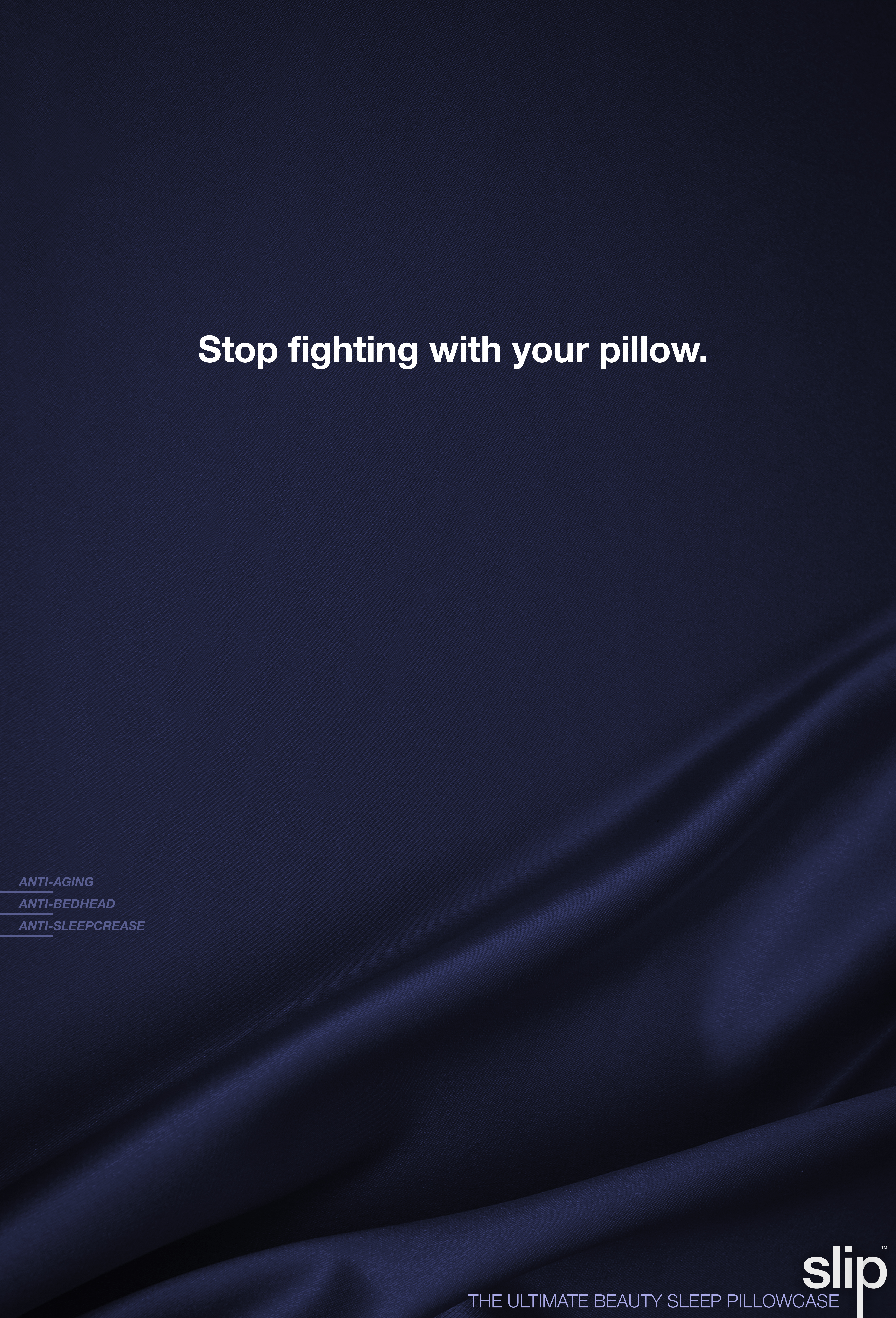 Stop fighting with your pillow.